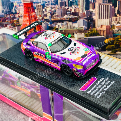 Tarmac Works HOBBY64 Collection 1/64 Mercedes-AMG GT3 WeatherTech SportsCar Championship 2019 Keating / Bleekemolen T64-008-19WSC33