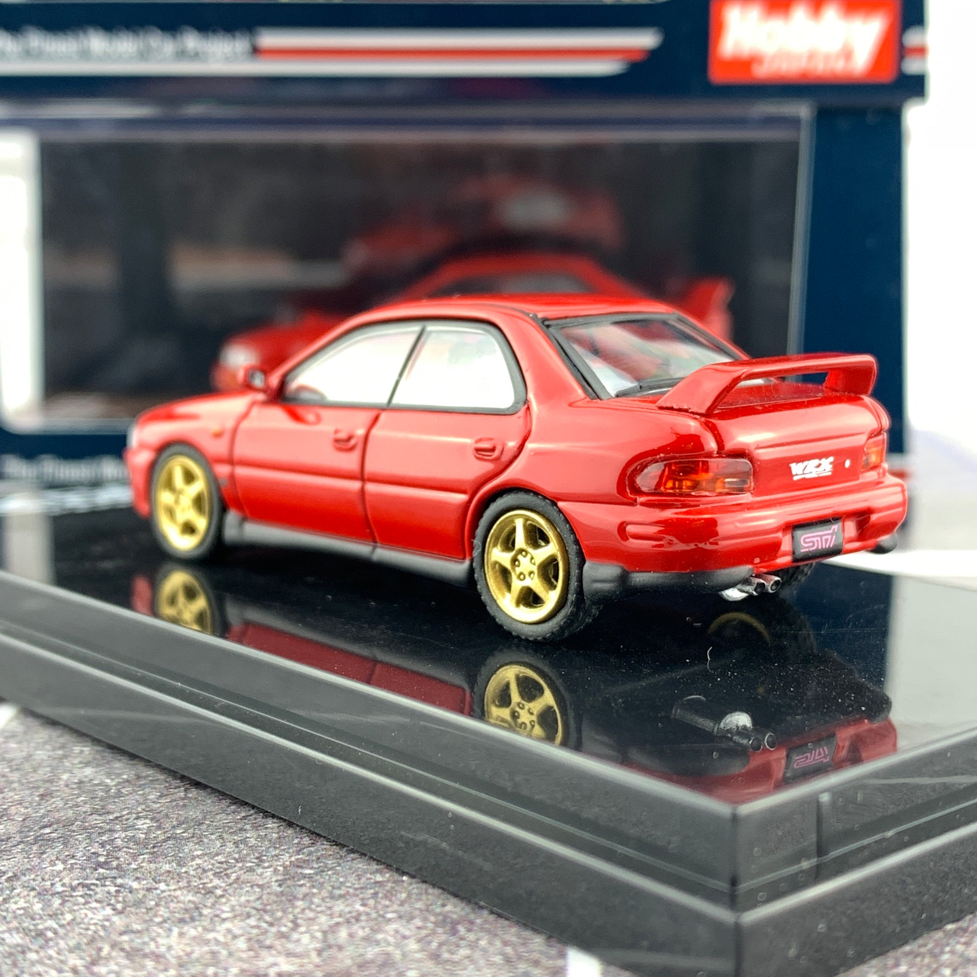 Hobby Japan 1/64 Subaru Impreza WRX GC8 STi Verion II Active Red HJ641013SR