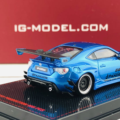 Ignition Model 1/64 Pandem Toyota 86 V3 Blue Metallic 1403
