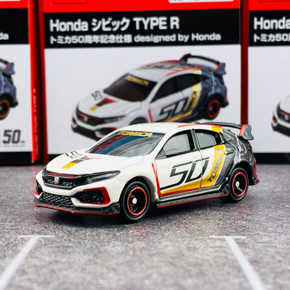 TOMICA HONDA CIVIC TYPE R TOMICA 50TH ANNIVERSARY DESIGNED BY HONDA