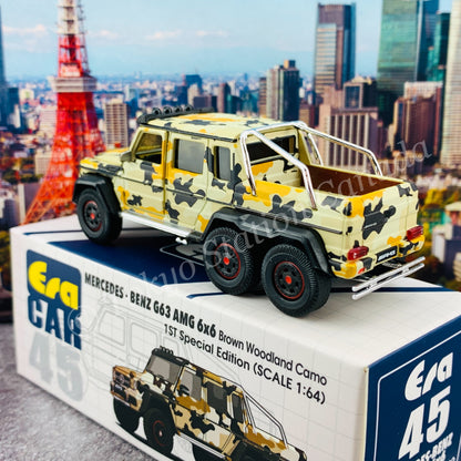 ERA CAR 45 1/64 Mercedes-Benz G63 AMG 6x6 Brown Woodland Camo (1st Special Edition) MB206X6RF45
