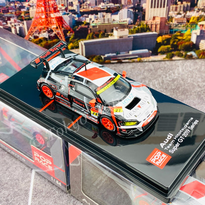 POPRACE 1/64 Audi R8 LMS Super GT 2019 Series #21 Audi Team Hitosuyama PR64-R8LMS-19SGT21