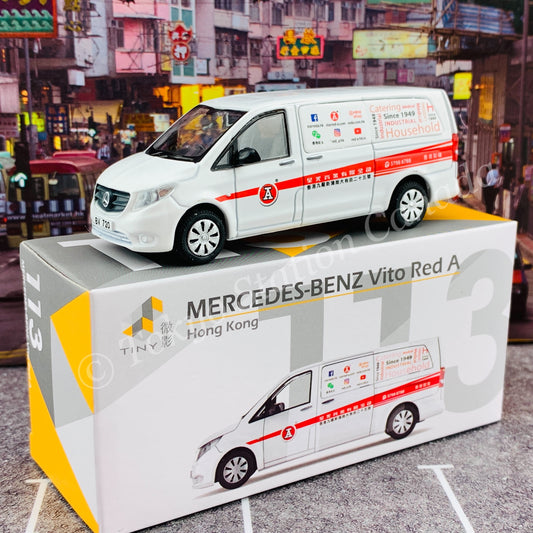 TINY 微影 113 MERCEDES-BENZ Vito Red A 平治 Vito  紅A ATC65072