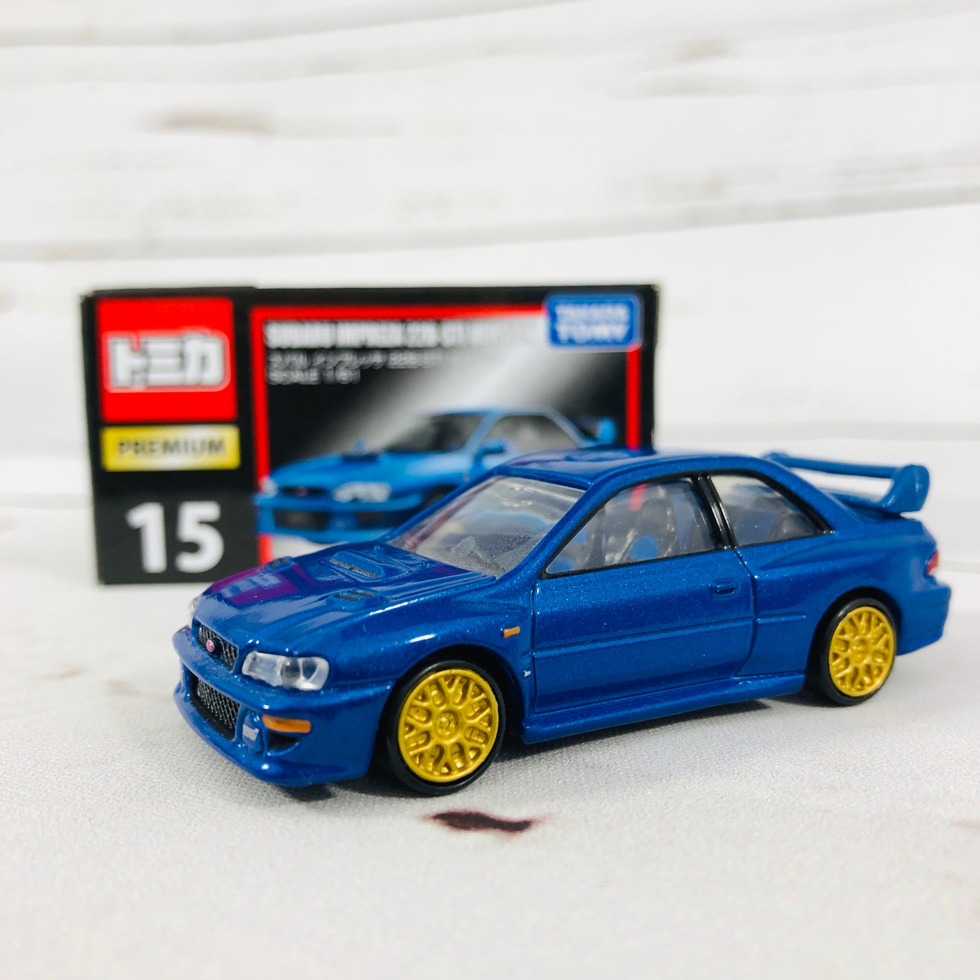 Tomica Premium No.15 SUBARU IMPREZA Versions of 22B-STi
