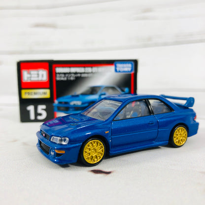 Tomica Premium No.15 SUBARU IMPREZA Versions of 22B-STi