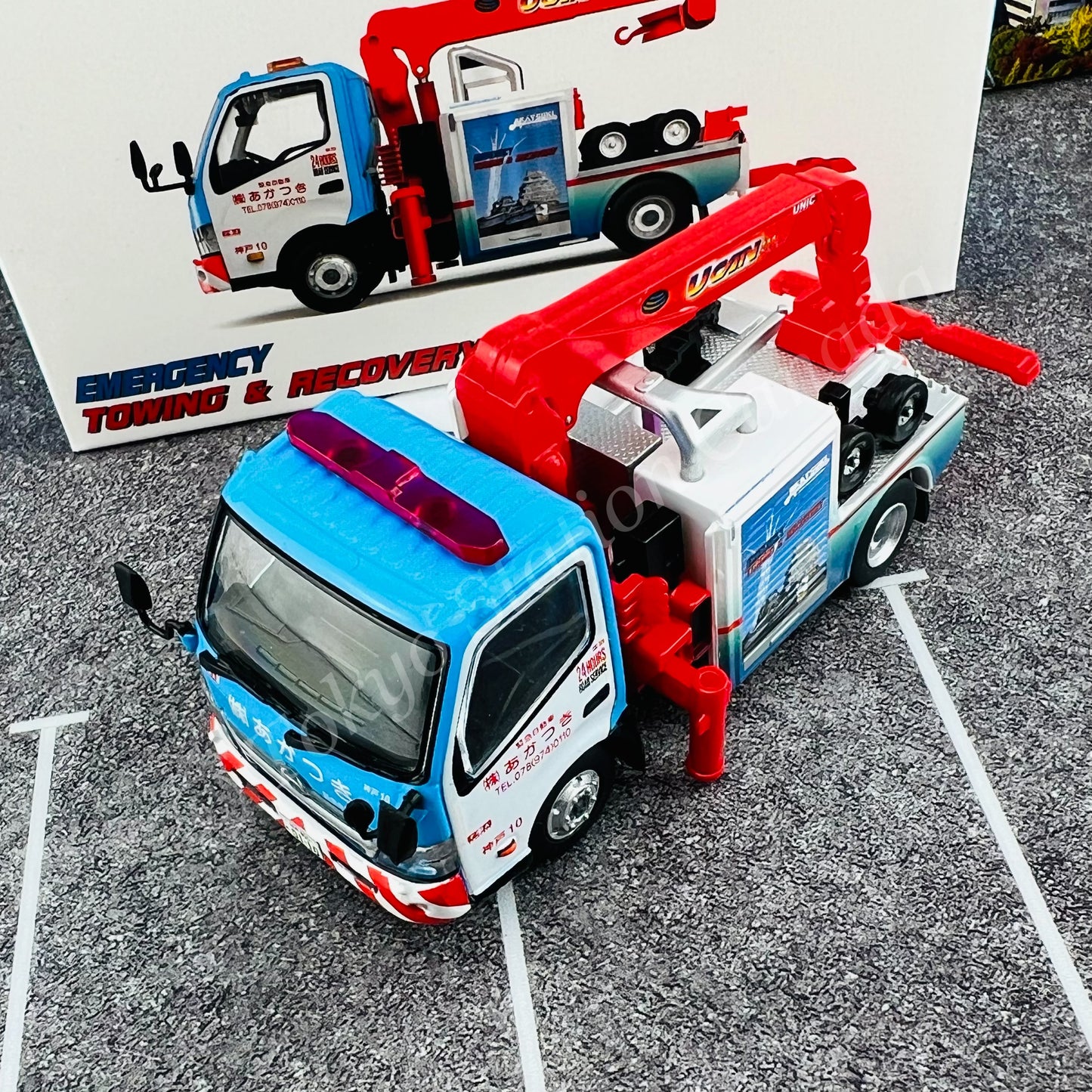 TINY 微影 HINO 300 AKATSUKI TOW TRUCK ATC65366