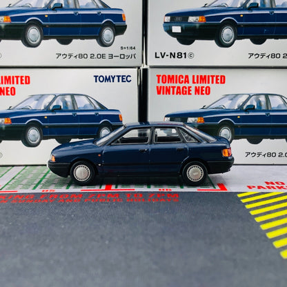 Tomica Limited Vintage 1/64 Audi 80 2.0E Europe LV-N81c