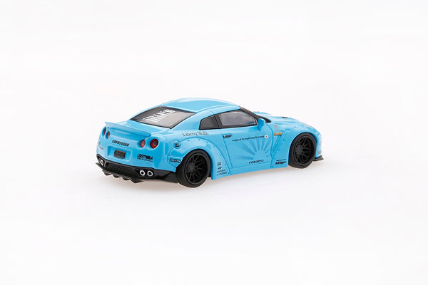 MINI GT LIBERTYWALK LB★WORKS Nissan GTR (R35) Light Blue - RHD – Tokyo ...