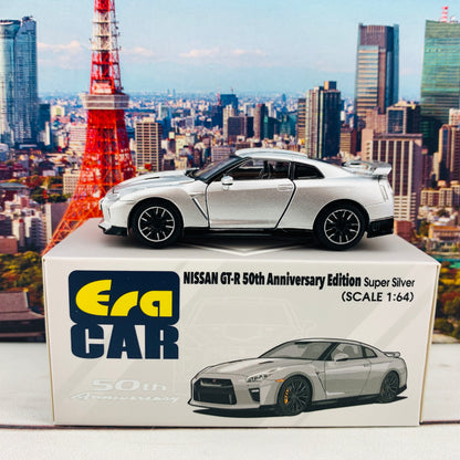 ERA CAR 21 1/64 Nissan GTR 50th Anniversary Edition Super Silver NS20GTRSP25