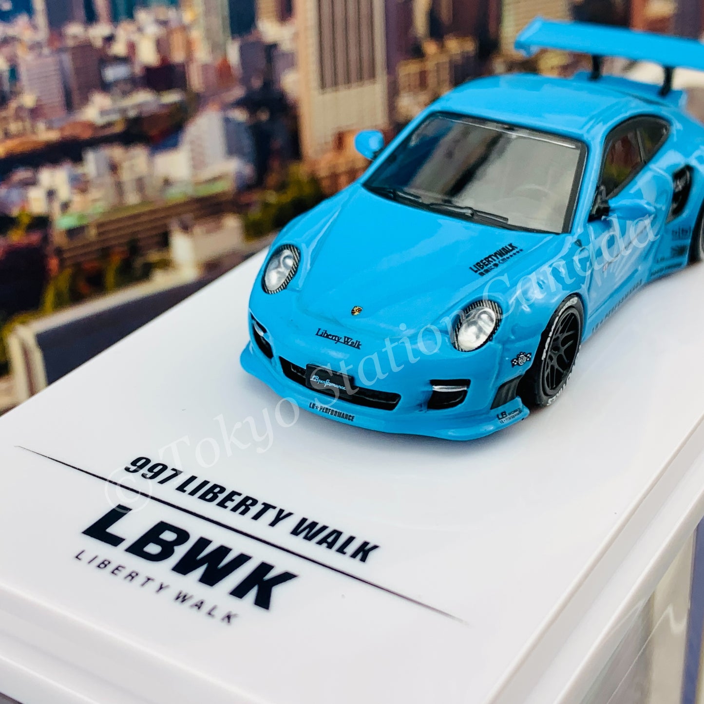 INNO64 1/64 997 LIBERTY WALK Baby Blue IN64-997LB-BBL