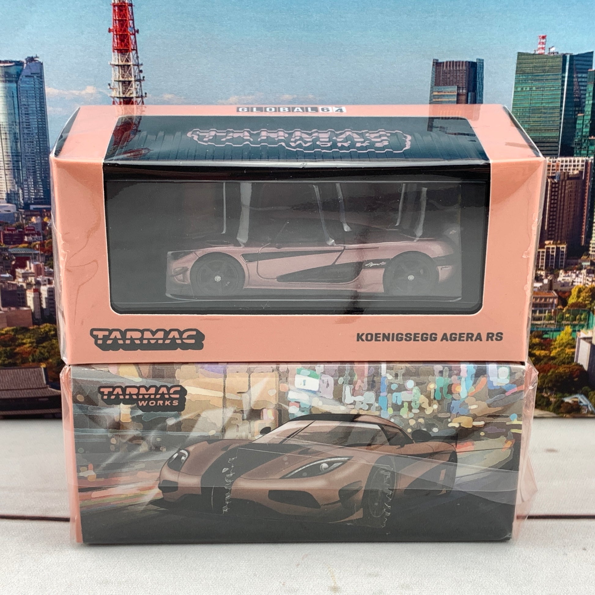 Tarmac Works 1/64 Taiwan Exclusive Model Koenigsegg Agera RS Taipei Gold T64G-005-TG