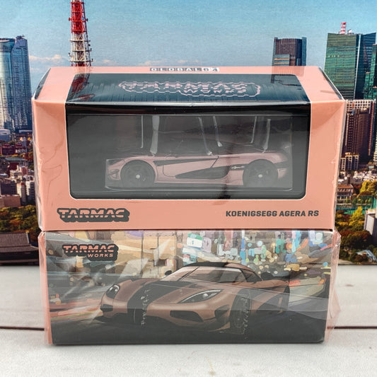 Tarmac Works 1/64 Taiwan Exclusive Model Koenigsegg Agera RS Taipei Gold T64G-005-TG