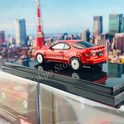HOBBY JAPAN 1/64 Toyota CELICA GT-FOUR RC ST185 Customized Version Dish Wheel Super Red II HJ641023CR