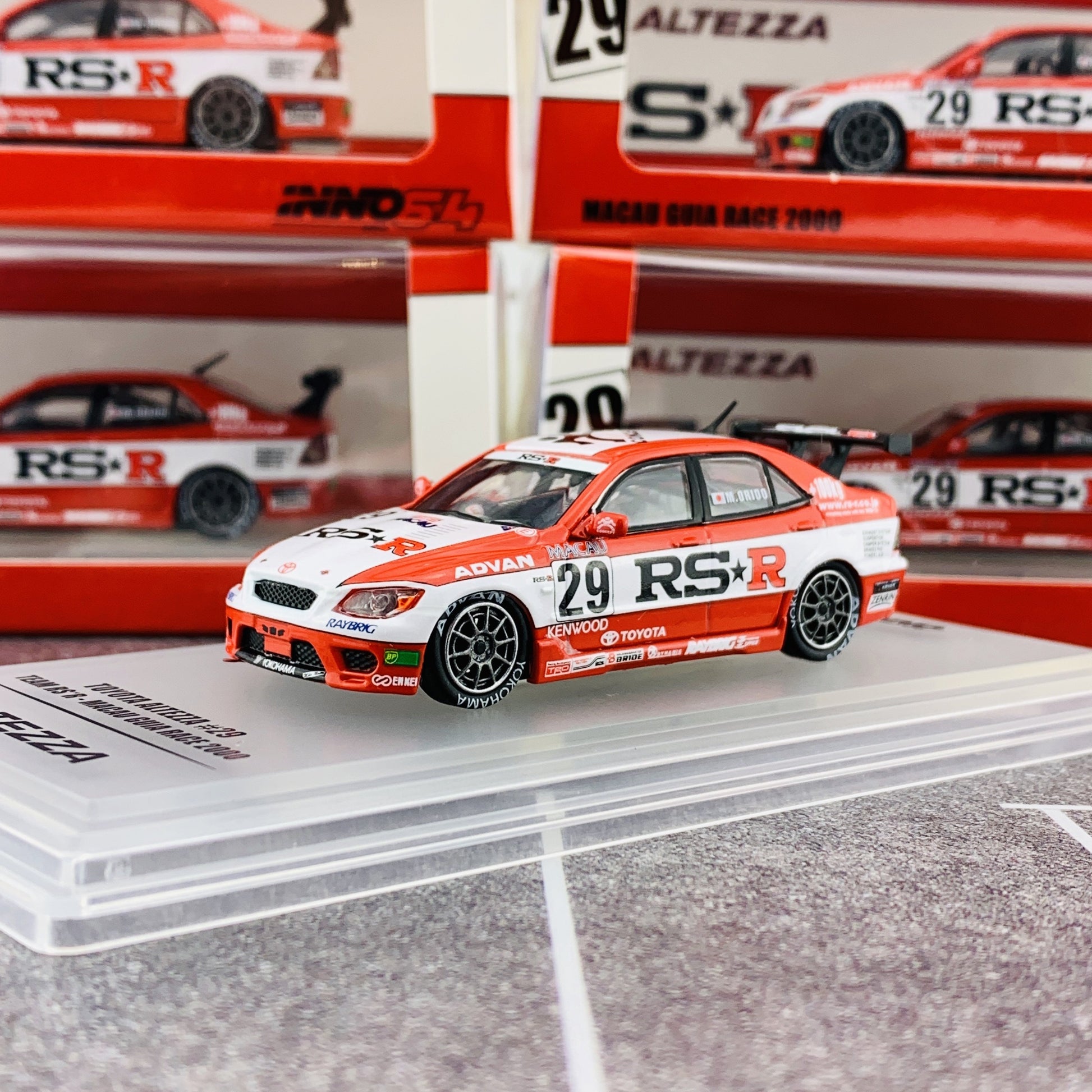 INNO64 TOYOTA ALTEZZA #29 "TEAM RS*R" Macau Guia Race 2000 IN64-RS200-RSRMGP