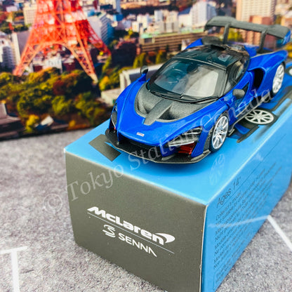 MINI GT 1/64 McLaren Senna  Antares Blue RHD MGT00232-R
