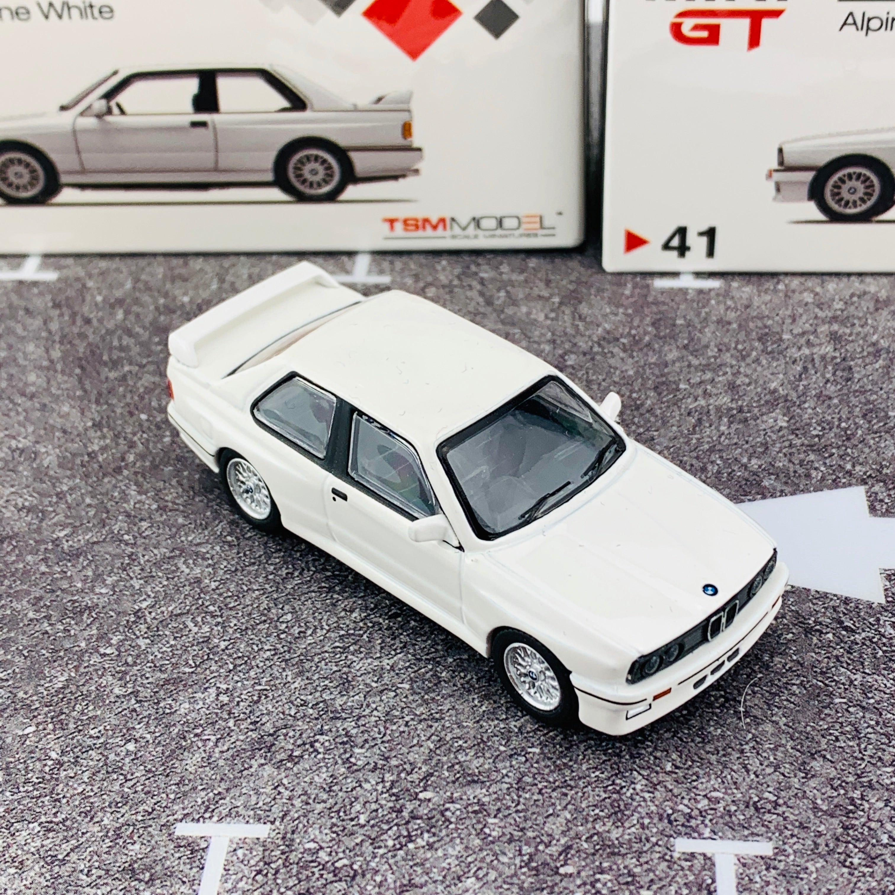 MINI GT 1/64 BMW M3 (E30) Alpine White RHD MGT00041-R – Tokyo Station