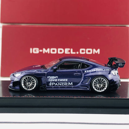 Ignition Model 1/64 Pandem Toyota 86 V3 Purple Metallic 1755