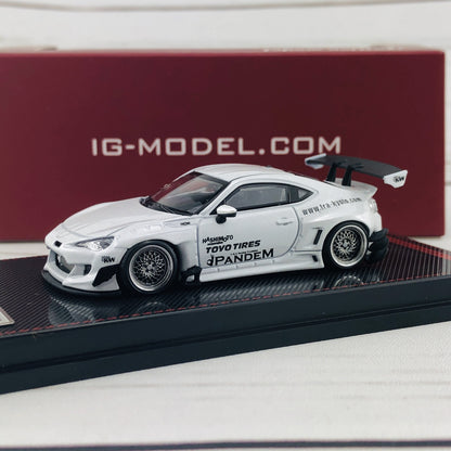 Ignition Model Pandem Toyota 86 V3 White Metallic 1750