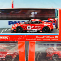 Tarmac Works 1/64 Hobby Collection Nissan GTR Nismo GT3 Blancpain GT Series Endurance Cup 2018 Pre-season Testing T64-035-18BGT23