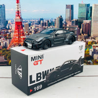 MINI GT 1/64 LB-Silhouette WORKS GT NISSAN 35GT-RR Ver.1 Matte Black RHD MGT00169-R