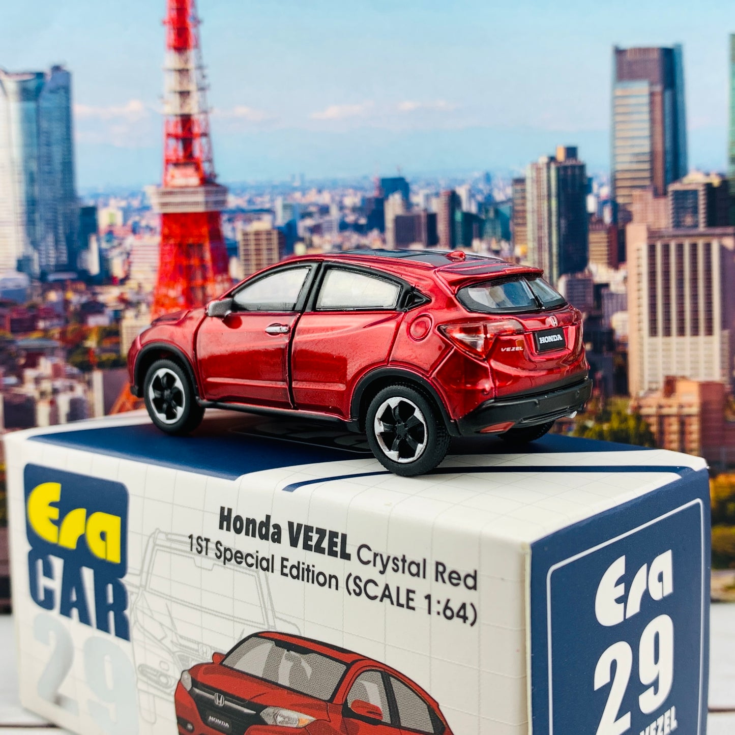 ERA CAR 29 1/64 Honda VEZEL Crystal Red 1ST Special Edition HA20VERF29