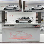 INNO64 1/64 Honda Civic FD2 Type-R SILVER with extra wheels set IN64-FD2-SIL