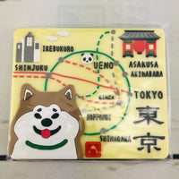 Shiba Inu Magnet - "Tokyo Subway Map" IS-321-132