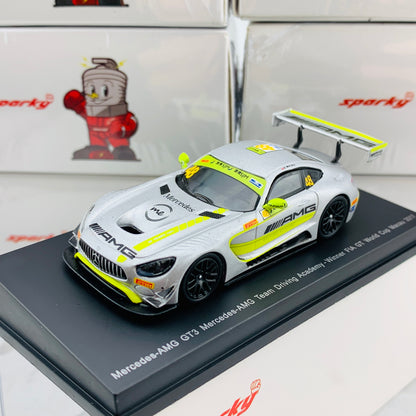 Sparky 1/64 Mercedes-AMG GT3 Mercedes-AMG Team Driving Academy - Winner FIA GT World Cup Macau 2017 Edoardo Mortara Y157