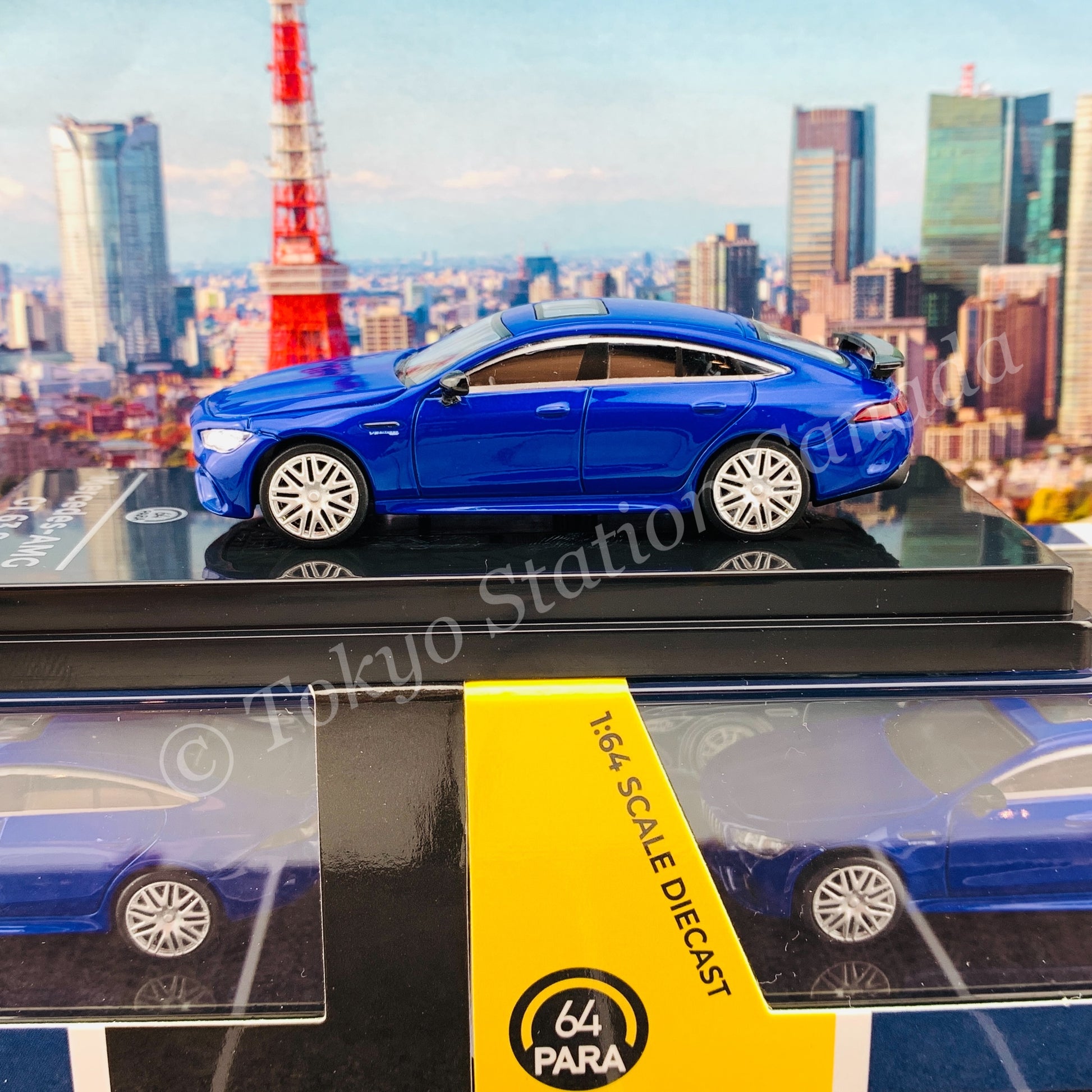 PARA64 1/64 Mercedes-AMG GT 63 S - Metallic Blue LHD PA-55281