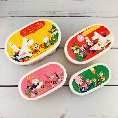 Moomin Lunch Box Set 4P by Small Planet Made in Japan MMLC3303