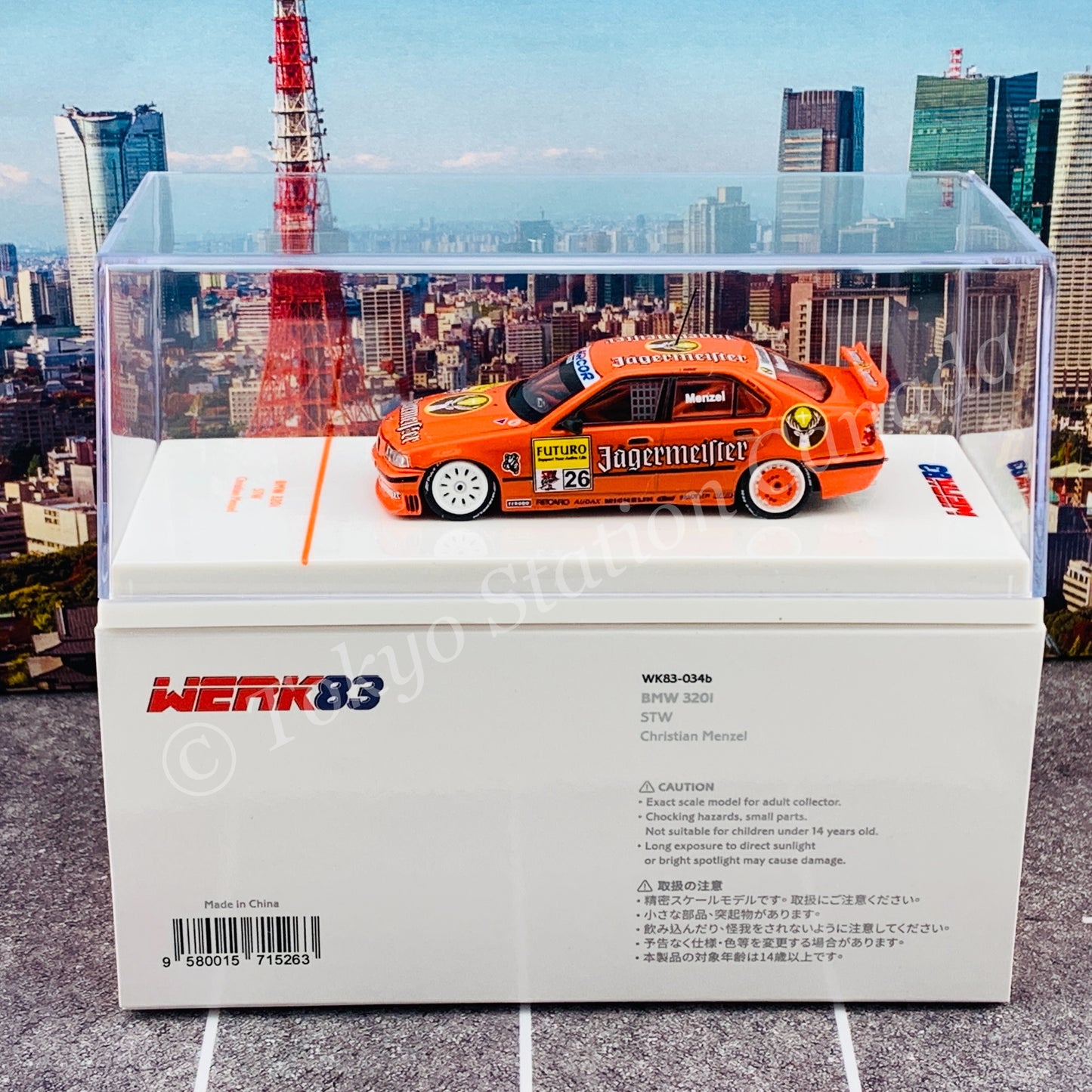 WERK83 1/64 BMW 320i STW Christian Menzel WK83-034b