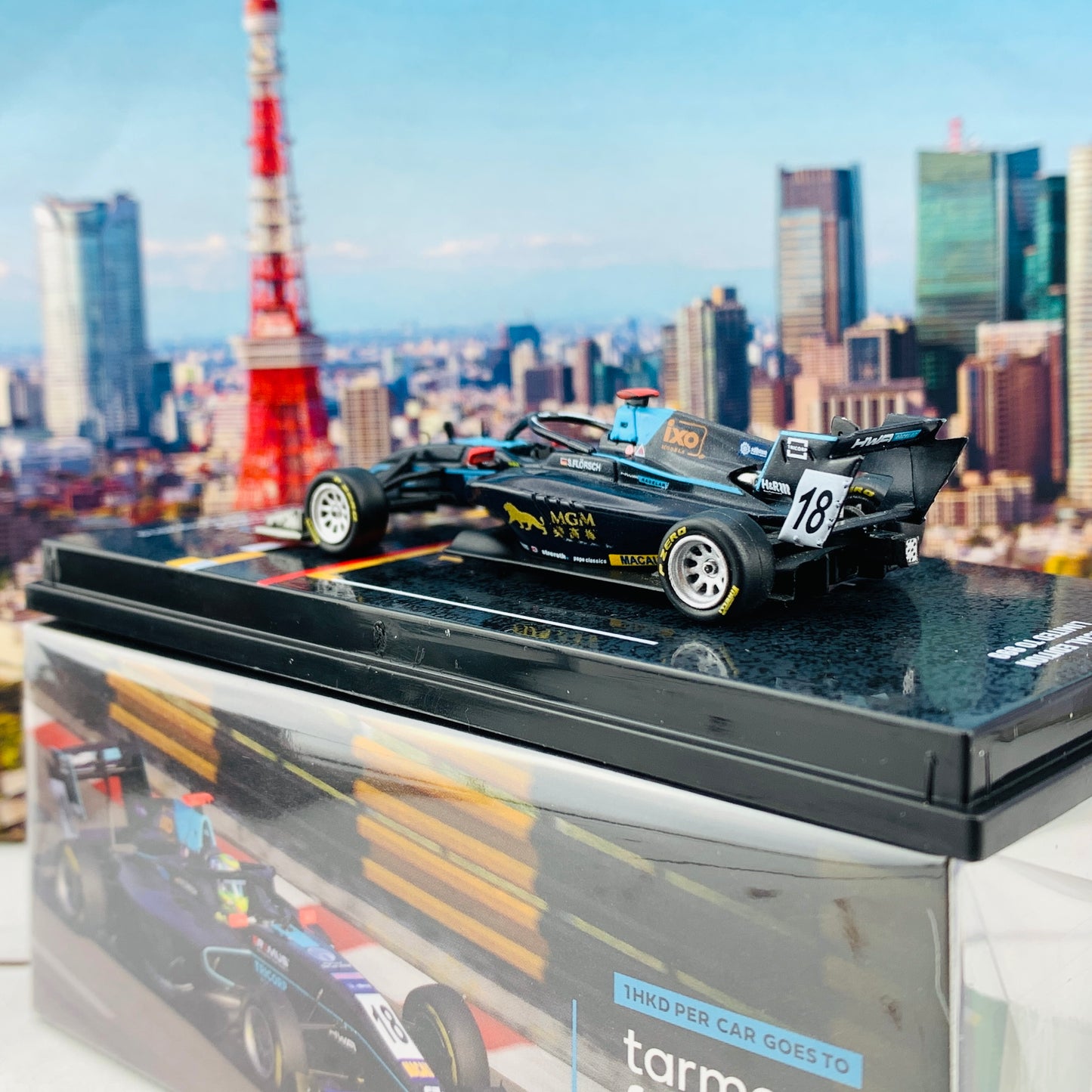 Tarmac Works 1/64 Dallara Formula 3 F3 Macau GP FIA F3 World Cup 2019 #18 - Macau GP 2020 Special Edition - HOBBY64 T64-069-19MGP18