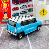 TAKARA TOMY A.R.T.S TOMICA Sign Set #3 - SUZUKI HUSTLER with a road sign stand