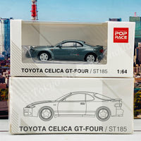 POPRACE 1/64 Toyota Celica GT-FOUR ST185 Grey Metallic PR64-185-GRY