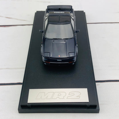 Mark43 1/43 Toyota MR 2 G-Limited Super Charger T Bar Roof (AW11) TOM'S NEW SPORT Blue Mica PM4377SBL