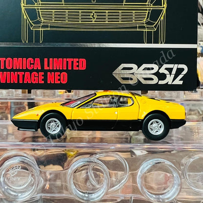 TOMYTEC Tomica Limited Vintage NEO 1/64 LV-N Ferrari 512 BB Yellow / Black 4543736320050