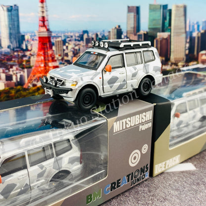 BM CREATIONS JUNIOR 1/64 Mitsubishi Pajero 3rd Generation ICE PACK LHD 64B0048