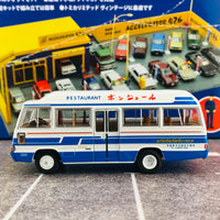 Tomica Limited Vintage 1/64 Toyota Coaster LV-184a (White/Blue Restaurant)