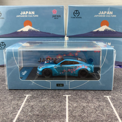 TIME MODEL 1/64 Japanese Culture Sukura GTR R35 with Ducktail Wing