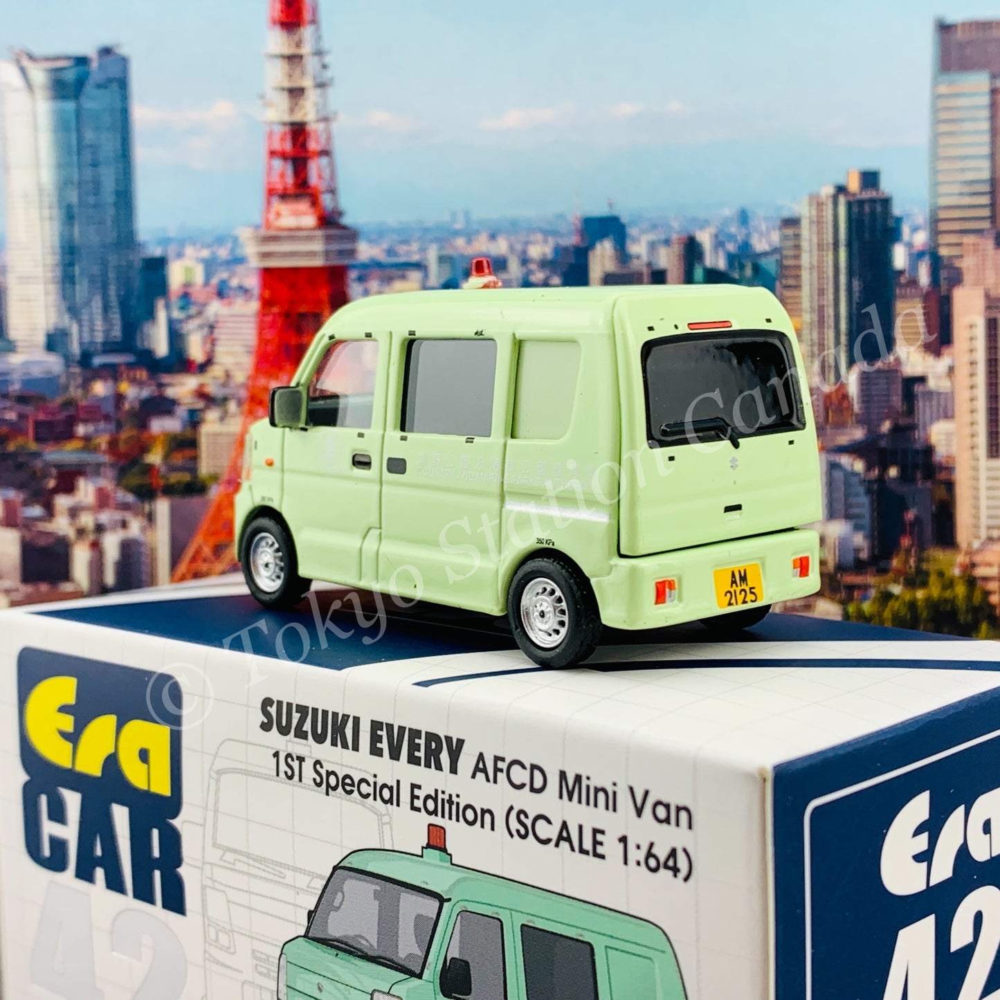 ERA CAR 1/64 Suzuki Every AFCD Mini Van 1st Special Edition SU19EVERF42