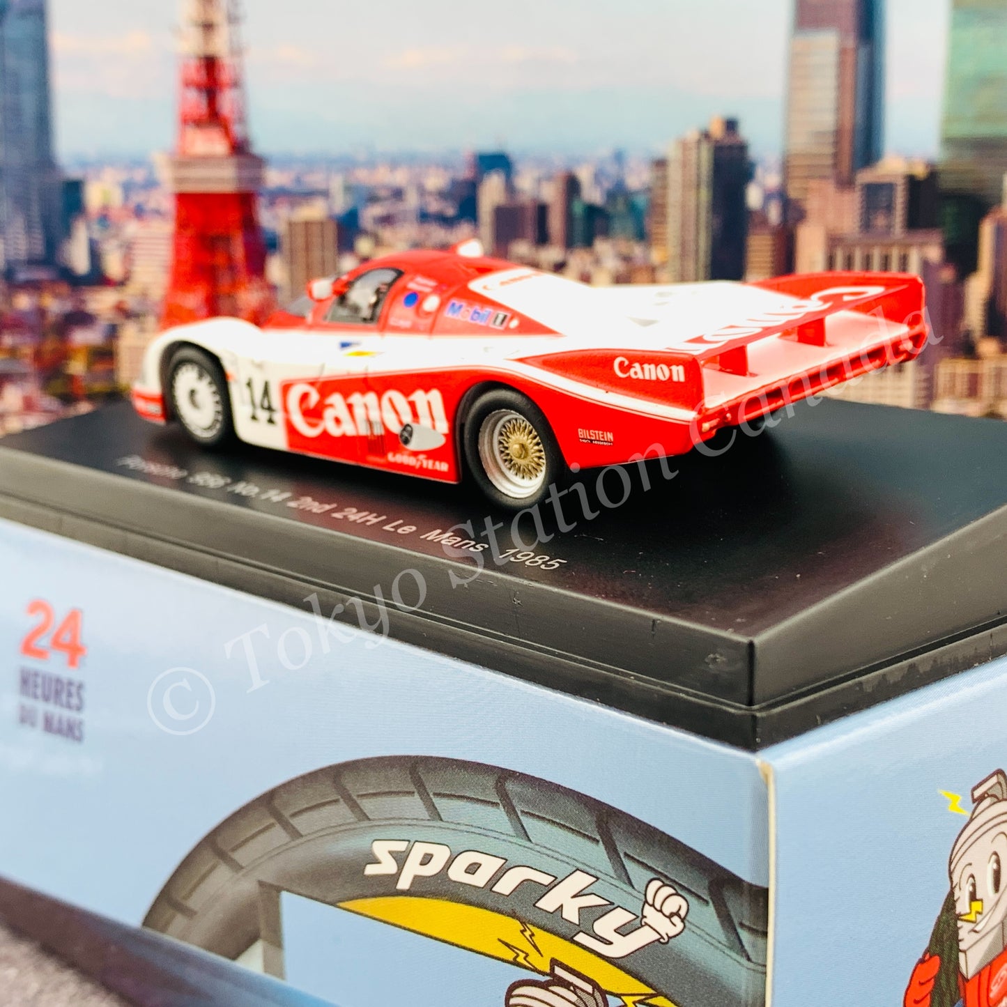 Sparky 1/64 Porsche 956 No.14 2nd 24H Le Mans 1985 J. Palmer - J. Weaver - R. Lloyd Y181