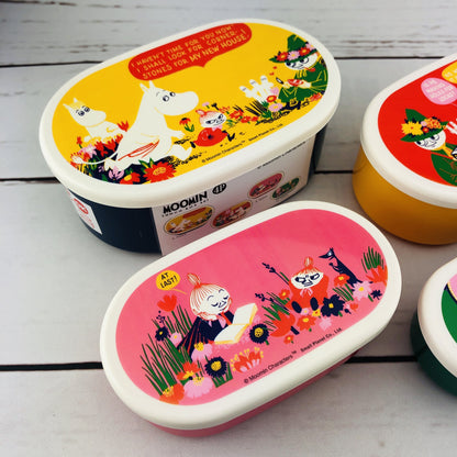 Moomin Lunch Box Set 4P by Small Planet Made in Japan MMLC3303