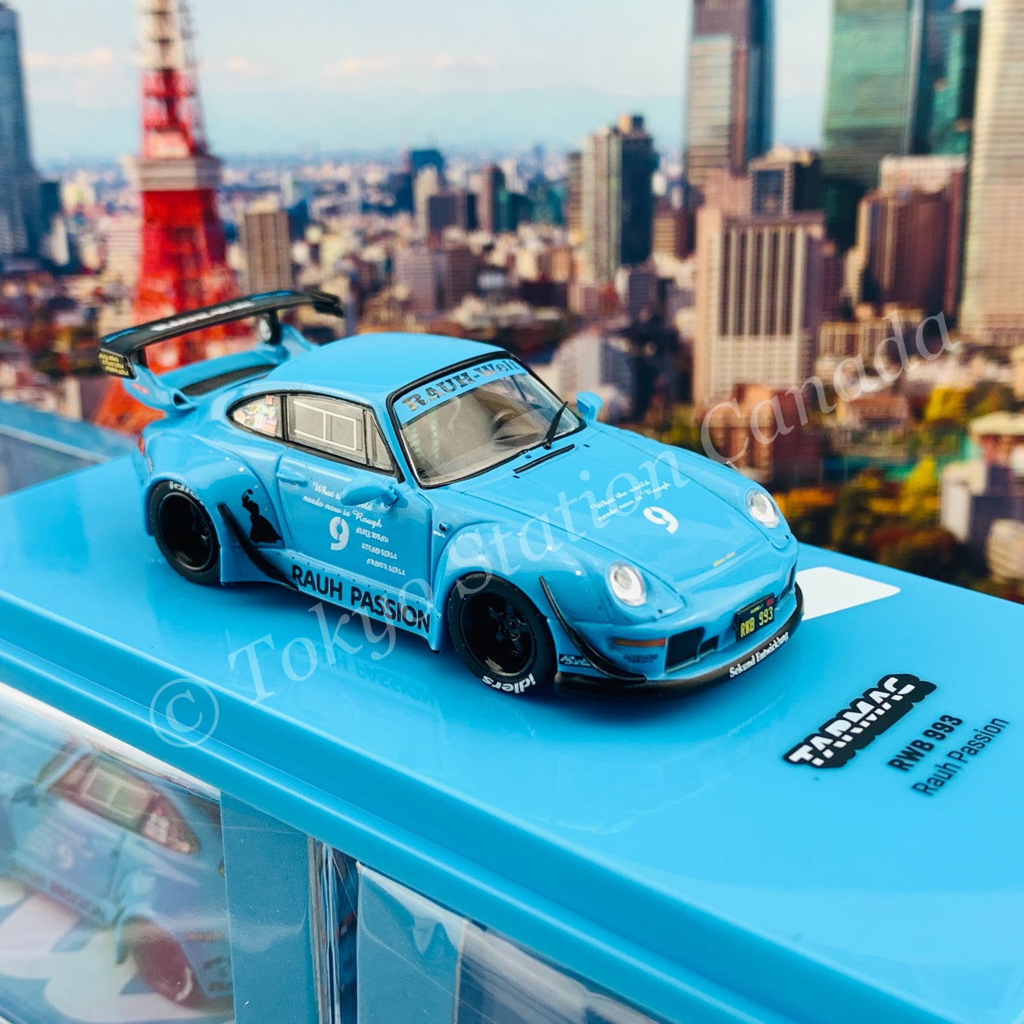 TARMAC WORKS 1/64 HOBBY64 RWB 993 Rauh Passion T64-017-RP