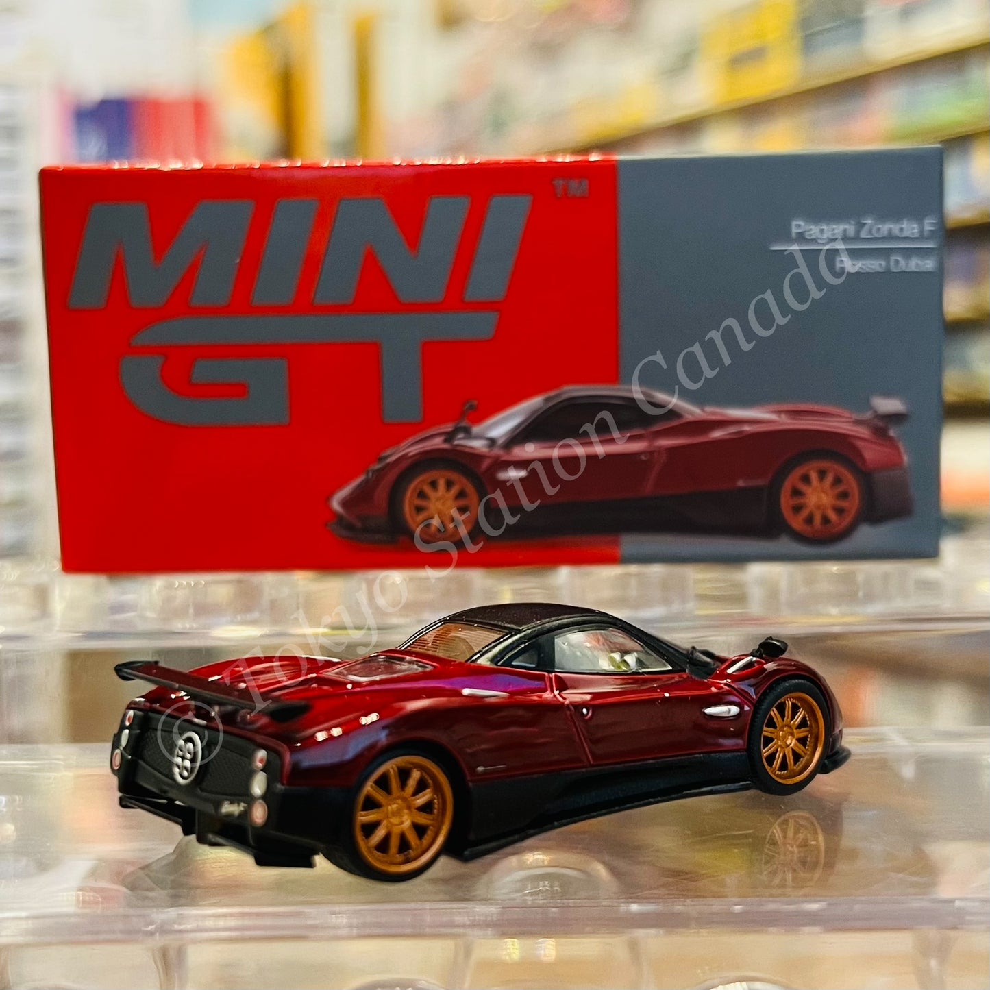 MINI GT 1/64 Pagani Zonda F Rosso Dubai LHD MGT00382-L