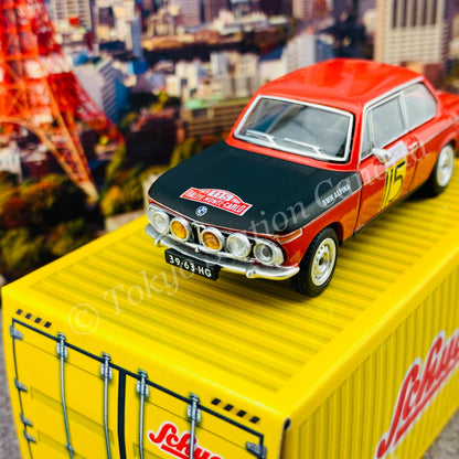 Tarmac Works x Schuco 1/64 BMW 2002  Rally Monte Carlo 1969 *** Schuco Special Edition *** T64S-007-MC69