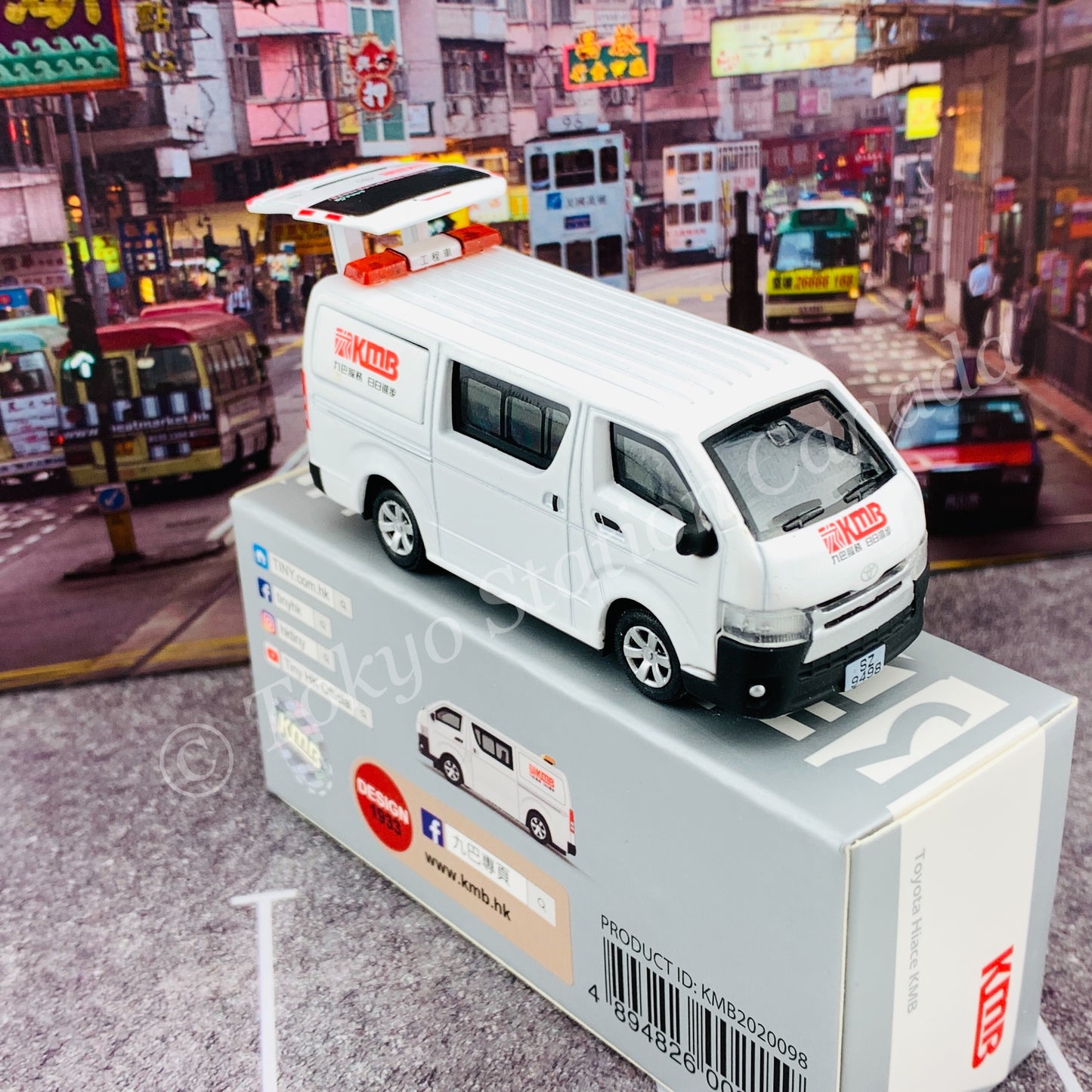 TINY 微影 Toyota Hiace KMB Hong Kong (LIMITED EDITION 展會限定) KMB2020098