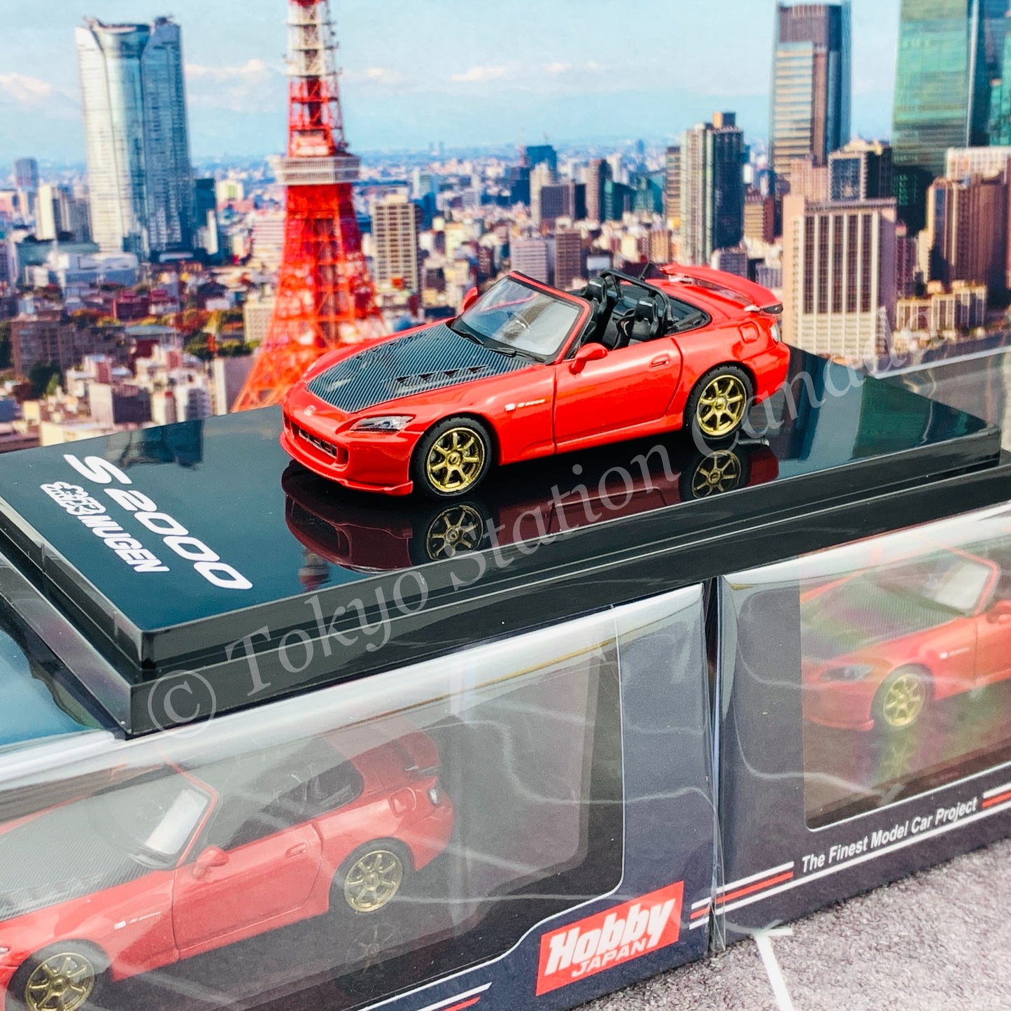 HOBBY JAPAN 1/64 Mugen S2000 New Formula Red HJ641020MR
