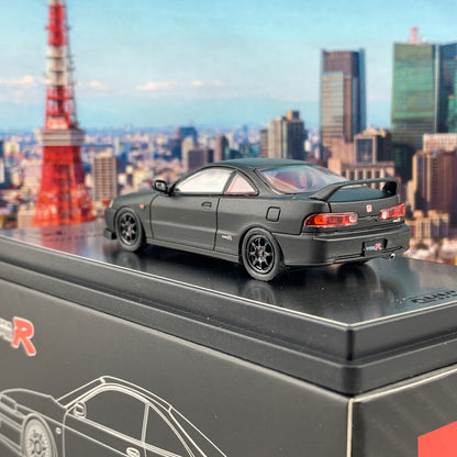 POP RACE x INNO 1/64 Honda Integra DC2 Type R Matt Black Edition PR64-DC-SB