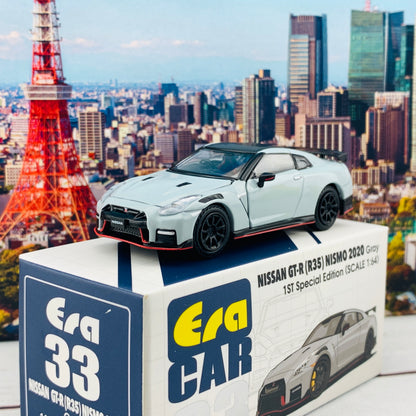 ERA CAR 33 1/64 Nissan GTR R35 NISMO 2020 Gray 1ST Special Edition NS20GTRRF33
