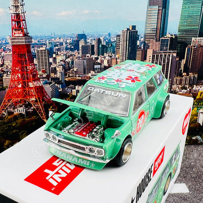 MINI GT x Kaido House 1/64 Datsun KAIDO 510 Wagon Hanami V2 LHD KHMG013